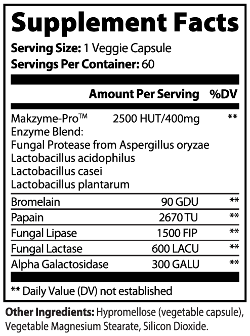 Digestive Enzyme Pro Blend – Daily Digestive Support